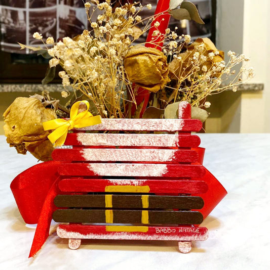 Sottobicchieri in Legno Natalizi Dipinti a Mano - Set o Singoli