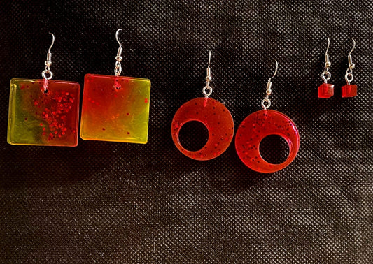 Orecchini in Resina Artigianali