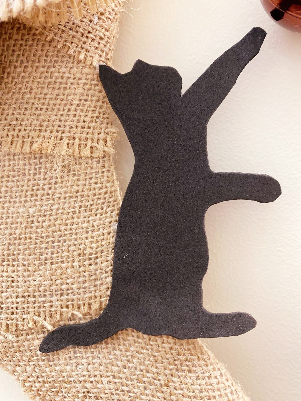 Ghirlanda artigianale "Gatto sulla Luna": un tocco di magia natalizia unico