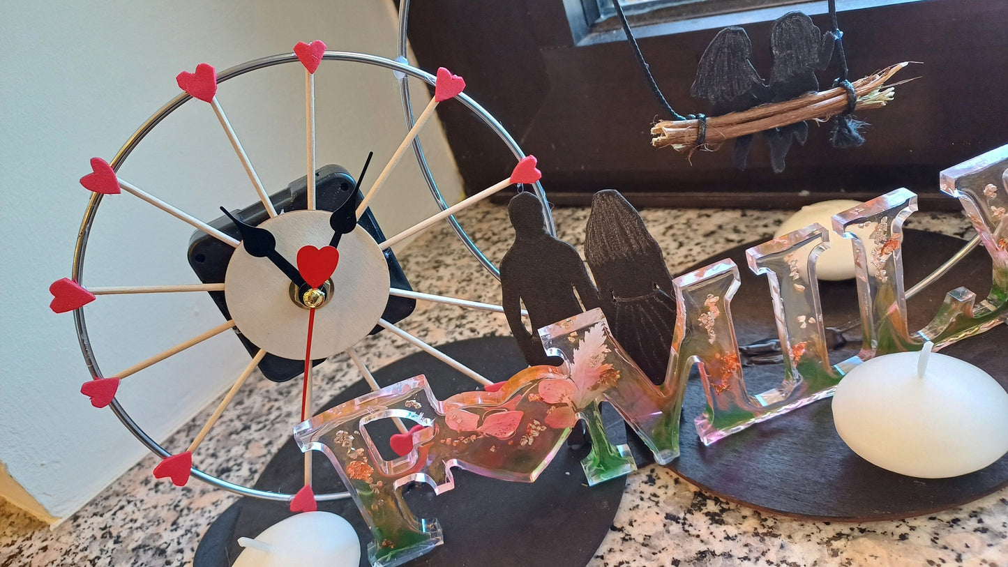 Centrotavola e Orologio "Magia di Famiglia"