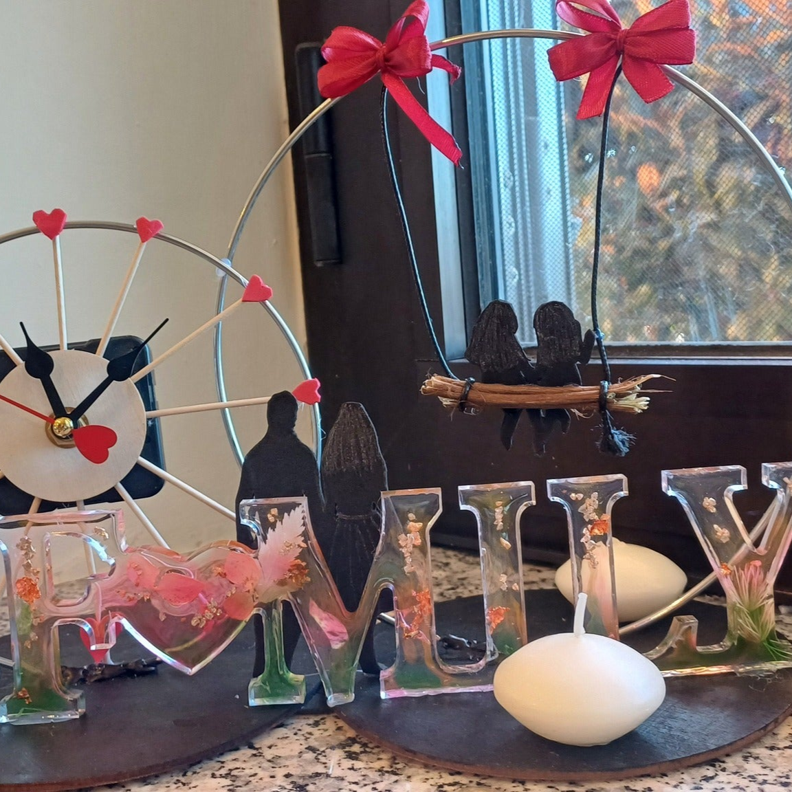 Centrotavola e Orologio "Magia di Famiglia"