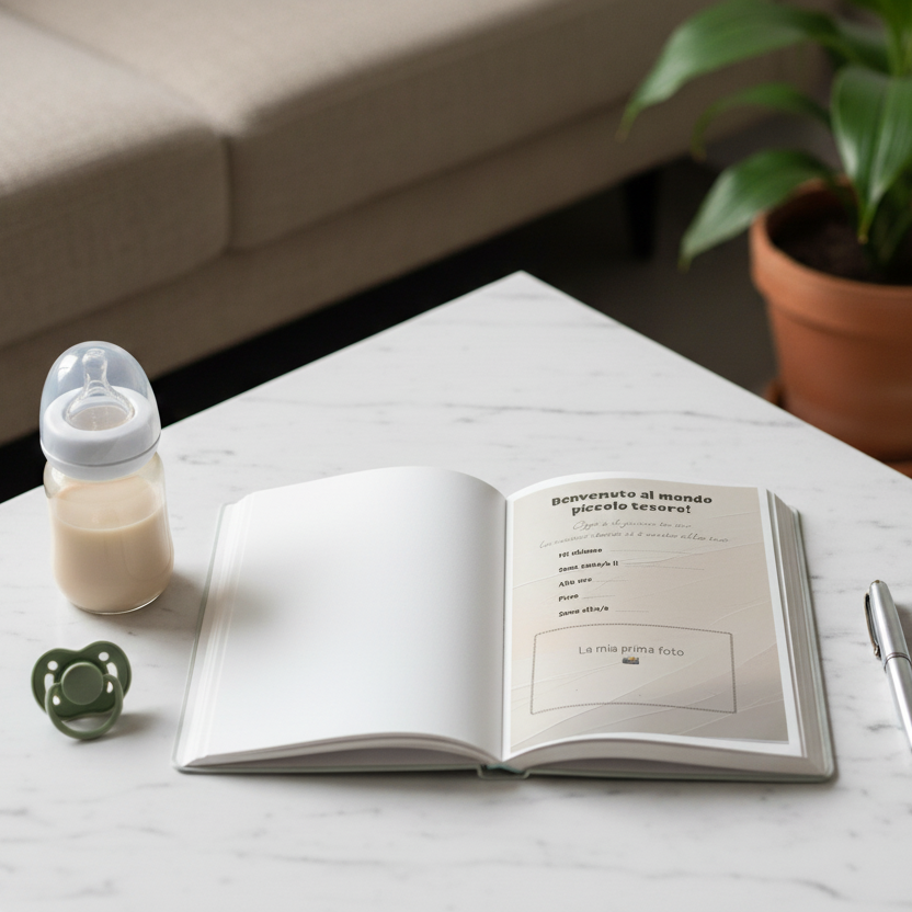 UN MONDO in sei mesi - Diario dei Primi 6 Mesi del Neonato