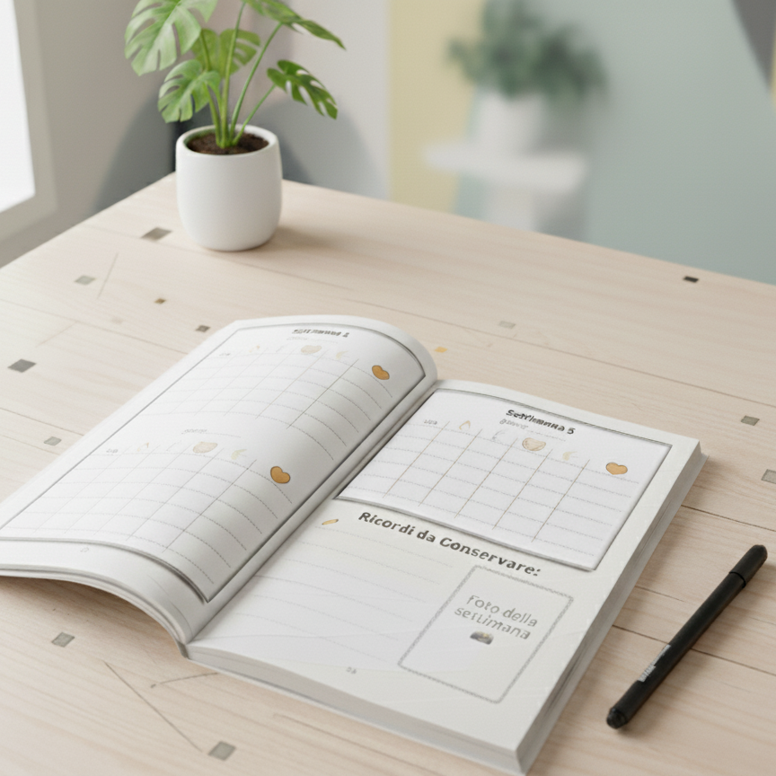 UN MONDO in sei mesi - Diario dei Primi 6 Mesi del Neonato