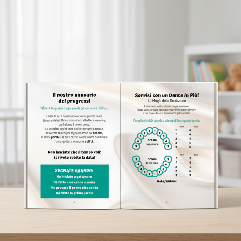 Le nostre SCOPERTE - Diario dello Svezzamento e Prime Tappe (6-12 mesi)