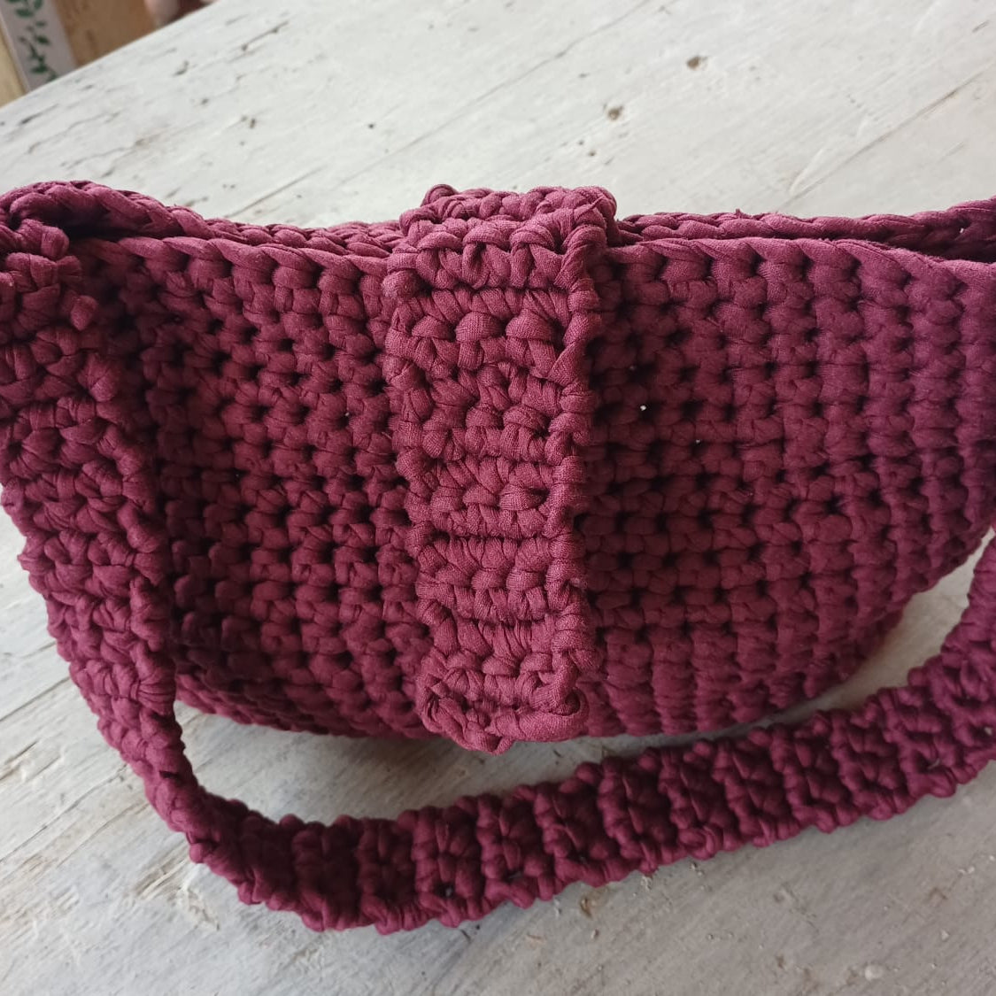 Borsa Artigianale all'Uncinetto - Bordeaux