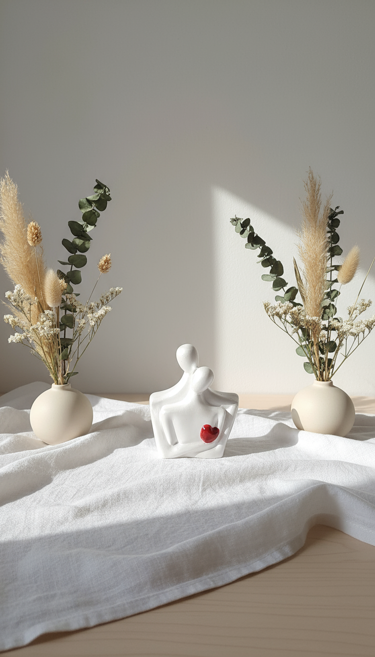 Ambientazione per scultura di gesso