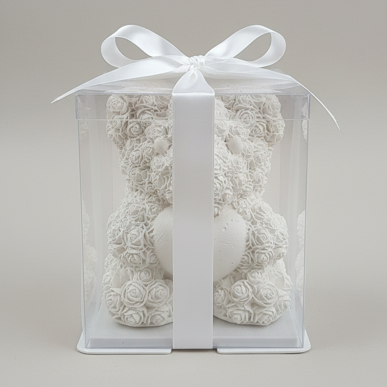 Amorél - Orsetto di Rose Personalizzabile con Cuore
