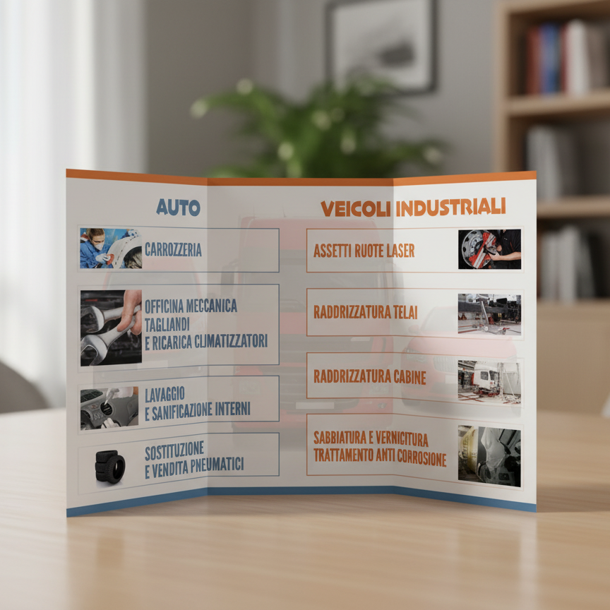 Retro pieghevole Brancato con 2 pieghe