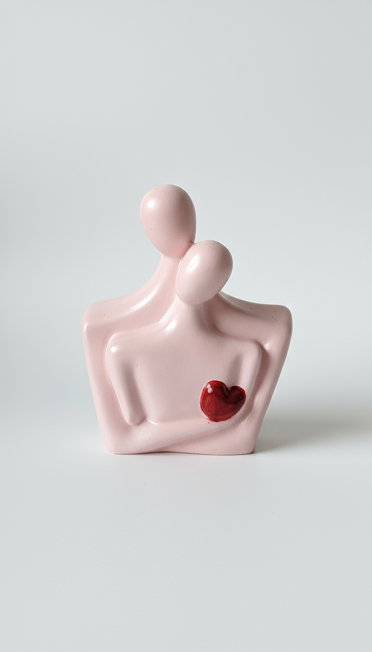 Scultura rosa pastello