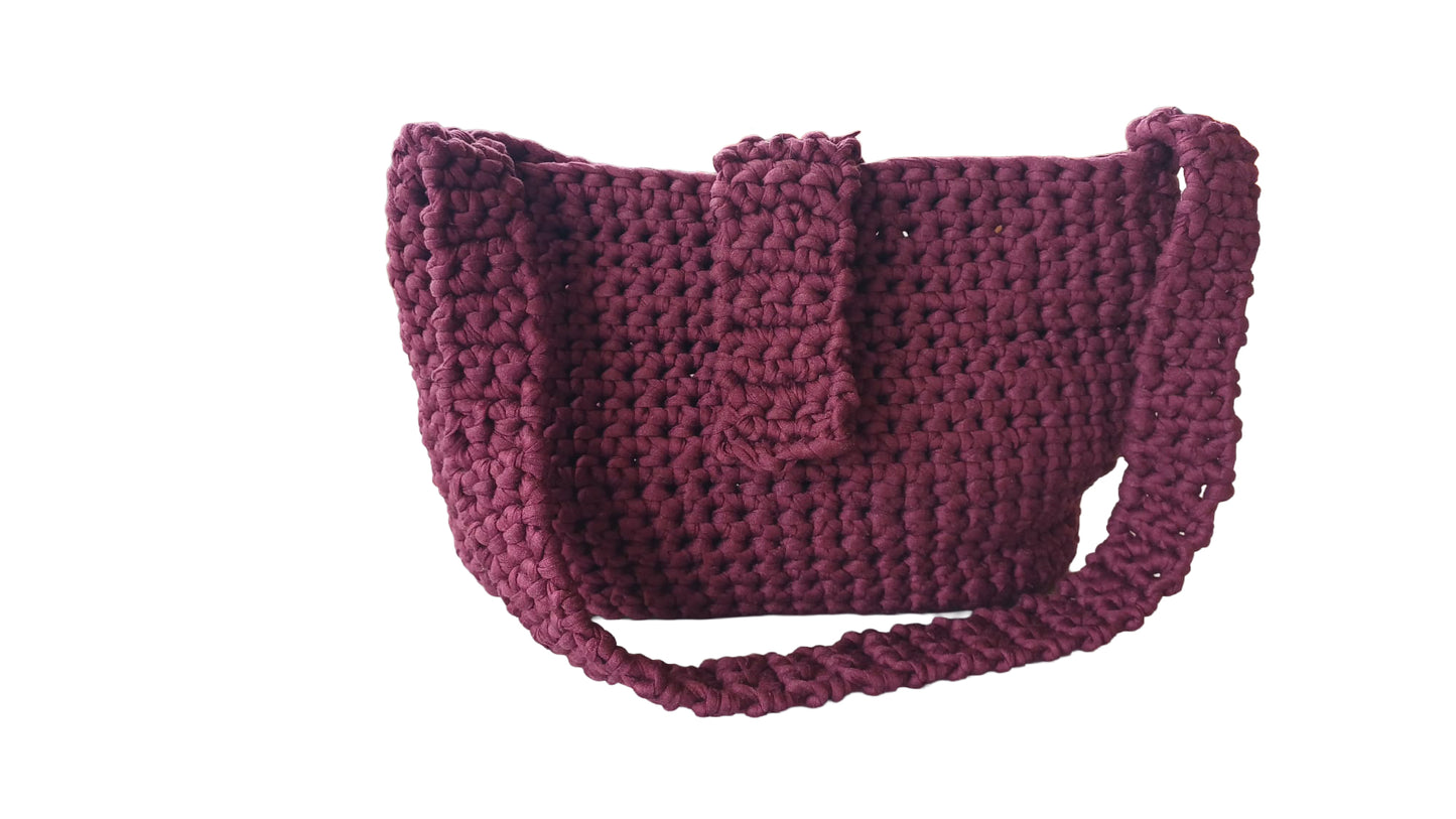 Borsa Artigianale all'Uncinetto - Bordeaux